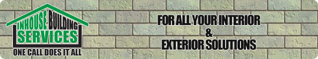 Advertising banner for In House Building Services